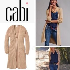 CAbi #3359 Abbey Road Tan Cardigan